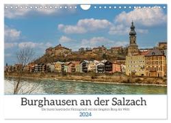 Burghausen an der Salzach (Wandkalender 2024 DIN A4 quer), CALVENDO Monatskalender