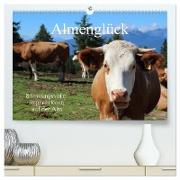 Almenglück (hochwertiger Premium Wandkalender 2024 DIN A2 quer), Kunstdruck in Hochglanz