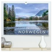 ZAUBERHAFTES NORWEGEN (hochwertiger Premium Wandkalender 2024 DIN A2 quer), Kunstdruck in Hochglanz