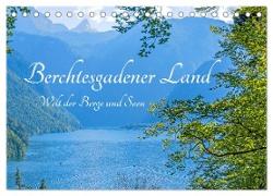 Berchtesgadener Land - Welt der Berge und Seen (Tischkalender 2024 DIN A5 quer), CALVENDO Monatskalender