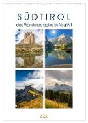 Südtirol, das Wanderparadies (Wandkalender 2024 DIN A2 hoch), CALVENDO Monatskalender