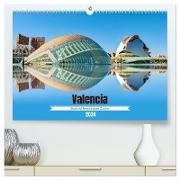 Valencia - Stadt mit besonderem Zauber (hochwertiger Premium Wandkalender 2024 DIN A2 quer), Kunstdruck in Hochglanz
