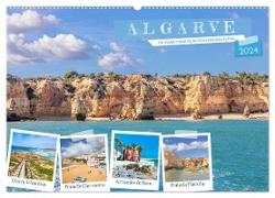 Algarve - Portugals malerische Küstenlandschaften (Wandkalender 2024 DIN A2 quer), CALVENDO Monatskalender