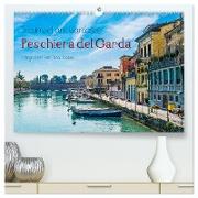 Traumziel am Gardasee. Peschiera del Garda (hochwertiger Premium Wandkalender 2024 DIN A2 quer), Kunstdruck in Hochglanz