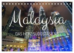 Malaysia - Das Herz Südostasiens (Tischkalender 2024 DIN A5 quer), CALVENDO Monatskalender
