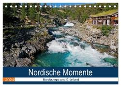 Nordische Momente (Tischkalender 2024 DIN A5 quer), CALVENDO Monatskalender