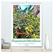 Faszinierende Olivenbäume (hochwertiger Premium Wandkalender 2024 DIN A2 hoch), Kunstdruck in Hochglanz