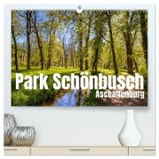 Park Schönbusch Aschaffenburg (hochwertiger Premium Wandkalender 2024 DIN A2 quer), Kunstdruck in Hochglanz