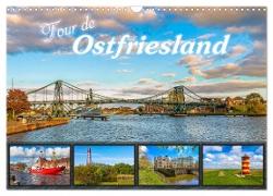 Tour de Ostfriesland (Wandkalender 2024 DIN A3 quer), CALVENDO Monatskalender