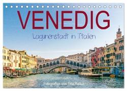 Venedig. Lagunenstadt in Italien (Tischkalender 2024 DIN A5 quer), CALVENDO Monatskalender