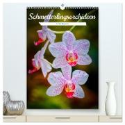 Schmetterlingsorchideen in High Dynamic (hochwertiger Premium Wandkalender 2024 DIN A2 hoch), Kunstdruck in Hochglanz