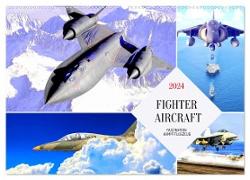 Fighter aircraft. Faszination Kampfflugzeug (Wandkalender 2024 DIN A2 quer), CALVENDO Monatskalender