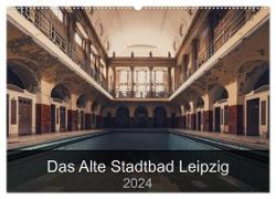 Das alte Stadtbad Leipzig (Wandkalender 2024 DIN A2 quer), CALVENDO Monatskalender