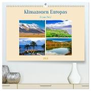 Klimazonen Europas (hochwertiger Premium Wandkalender 2024 DIN A2 quer), Kunstdruck in Hochglanz