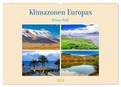 Klimazonen Europas (Wandkalender 2024 DIN A2 quer), CALVENDO Monatskalender