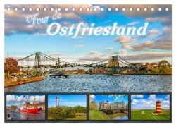 Tour de Ostfriesland (Tischkalender 2024 DIN A5 quer), CALVENDO Monatskalender