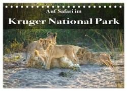 Auf Safari im Kruger National Park (Tischkalender 2024 DIN A5 quer), CALVENDO Monatskalender