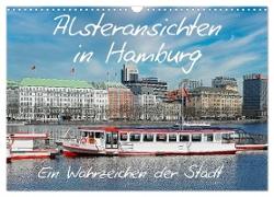 Alsteransichten in Hamburg (Wandkalender 2024 DIN A3 quer), CALVENDO Monatskalender