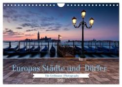 Europas Städte und Dörfer (Wandkalender 2024 DIN A4 quer), CALVENDO Monatskalender