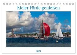Kieler Förde genießen (Tischkalender 2024 DIN A5 quer), CALVENDO Monatskalender
