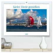 Kieler Förde genießen (hochwertiger Premium Wandkalender 2024 DIN A2 quer), Kunstdruck in Hochglanz