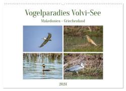 Vogelparadies Volvi-See (Wandkalender 2024 DIN A2 quer), CALVENDO Monatskalender