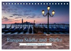 Europas Städte und Dörfer (Tischkalender 2024 DIN A5 quer), CALVENDO Monatskalender