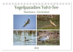 Vogelparadies Volvi-See (Tischkalender 2024 DIN A5 quer), CALVENDO Monatskalender