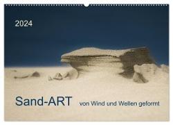 Sand-ART, von Wind und Wellen geformt (Wandkalender 2024 DIN A2 quer), CALVENDO Monatskalender