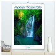 Allgäuer Wasserfälle (hochwertiger Premium Wandkalender 2024 DIN A2 hoch), Kunstdruck in Hochglanz