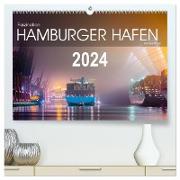 Faszination Hamburger Hafen (hochwertiger Premium Wandkalender 2024 DIN A2 quer), Kunstdruck in Hochglanz