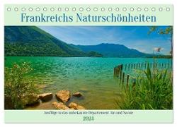 Frankreichs Naturschönheiten (Tischkalender 2024 DIN A5 quer), CALVENDO Monatskalender