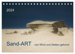 Sand-ART, von Wind und Wellen geformt (Tischkalender 2024 DIN A5 quer), CALVENDO Monatskalender