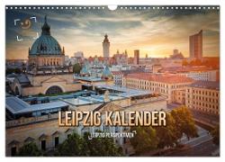 Leipzig Kalender Perspektiven (Wandkalender 2024 DIN A3 quer), CALVENDO Monatskalender