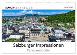 Salzburger Impressionen - Panoramabilder (Wandkalender 2024 DIN A2 quer), CALVENDO Monatskalender