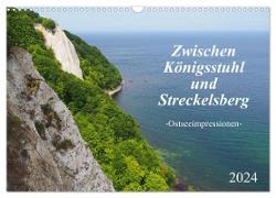 Zwischen Königsstuhl und Streckelsberg (Wandkalender 2024 DIN A3 quer), CALVENDO Monatskalender