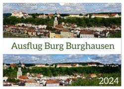 Ausflug Burg Burghausen (Wandkalender 2024 DIN A3 quer), CALVENDO Monatskalender