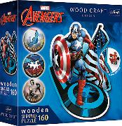 Holz Puzzle Sonderform 160 - Captain America