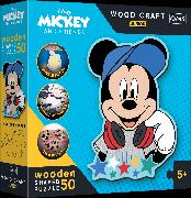 Holz Puzzle Sonderform 50 - Mickey Mouse