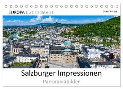 Salzburger Impressionen - Panoramabilder (Tischkalender 2024 DIN A5 quer), CALVENDO Monatskalender