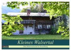 Kleines Walsertal - Das Kleinwalsertal in Vorarlberg (Tischkalender 2024 DIN A5 quer), CALVENDO Monatskalender