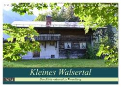 Kleines Walsertal - Das Kleinwalsertal in Vorarlberg (Wandkalender 2024 DIN A4 quer), CALVENDO Monatskalender