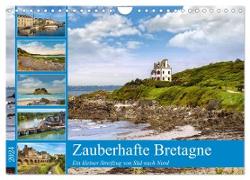 Zauberhafte Bretagne (Wandkalender 2024 DIN A4 quer), CALVENDO Monatskalender