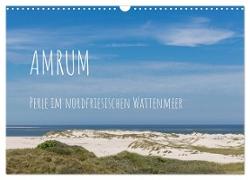 Amrum - Perle im nordfriesischen Wattenmeer (Wandkalender 2024 DIN A3 quer), CALVENDO Monatskalender