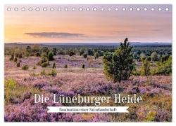 Die Lüneburger Heide - Faszination einer Naturlandschaft (Tischkalender 2024 DIN A5 quer), CALVENDO Monatskalender