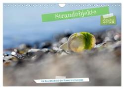 Strandobjekte (Wandkalender 2024 DIN A4 quer), CALVENDO Monatskalender