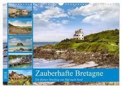 Zauberhafte Bretagne (Wandkalender 2024 DIN A3 quer), CALVENDO Monatskalender