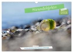 Strandobjekte (Wandkalender 2024 DIN A3 quer), CALVENDO Monatskalender