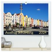 Ausflug Schärding (hochwertiger Premium Wandkalender 2024 DIN A2 quer), Kunstdruck in Hochglanz