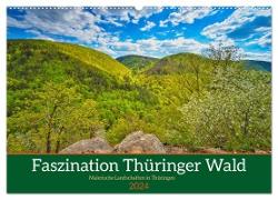 Faszination Thüringer Wald (Wandkalender 2024 DIN A2 quer), CALVENDO Monatskalender
